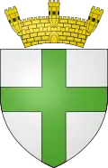Żejtun (Città Beland). Argent a cross Vert.[24]