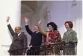 President Jose Lopez Portillo, Jimmy Carter, Mrs. Jose Lopez Portillo and Rosalynn Carter-State Visit Mexico