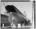 In dry dock