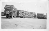 'The Bittser' carrying fuel drums, date unknown