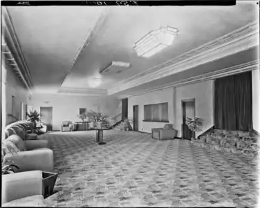 The upstairs foyer.