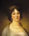 Portrait of Ulrica Catharina Koskull, his first wife, by Carl Frederik von Breda.