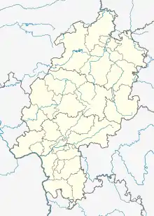 GSI Helmholtz Centre for Heavy Ion Research is located in Hesse