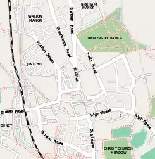 Denys Wilkinson Building is located in Oxford city centre
